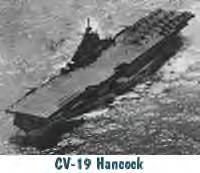The 'Fighting Hannah' - the U.S.S. Hancock CV-19