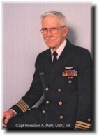 Herschel A. Pahl (Retired) in his Captain`s Uniform